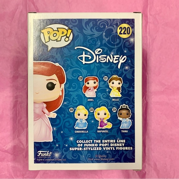 Funko Pop! Little Mermaid, Ariel Glitter #220 Hot Topic Exclusive - Picture 3 of 7